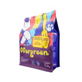 Resealable Colorful Print Large Flat Bottom Block Bottom Bag for Pet Food Dog Food Packaging with Logo Printing